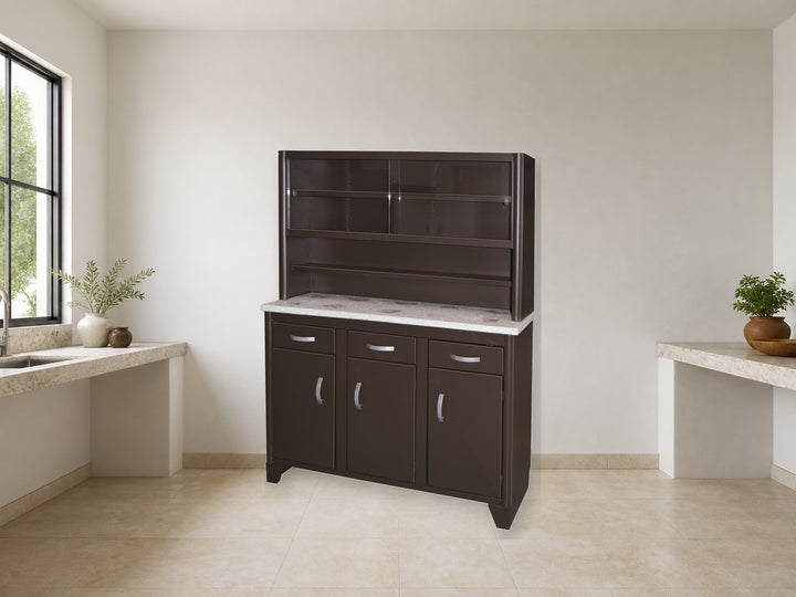 Mueble para Cocina Modelo Cohuxa Chocolate en ambiente de hogar