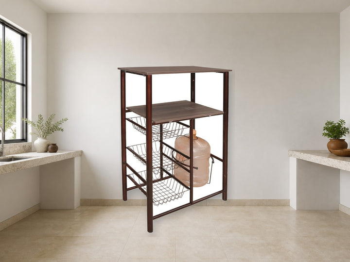 Mueble para Cocina Modelo Mixto Grande Cafe en ambiente de hogar