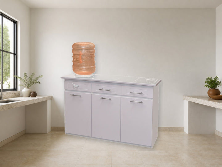 Mueble para Cocina Modelo Paloma Blanco en ambiente de hogar