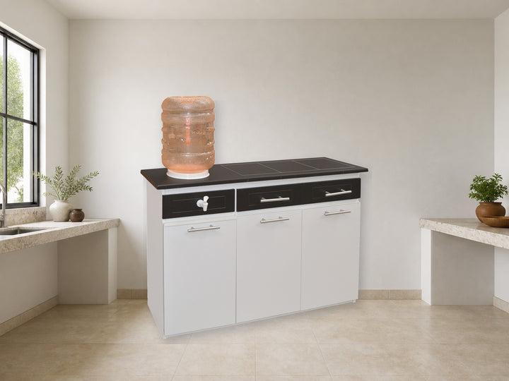 Mueble para Cocina Modelo Paloma Chocolate en ambiente de hogar