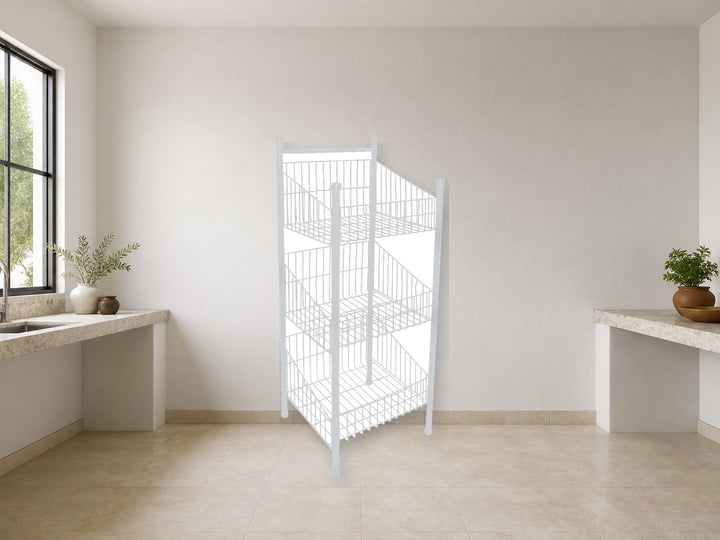 Mueble para Cocina Modelo Verdulero Blanco en ambiente de hogar