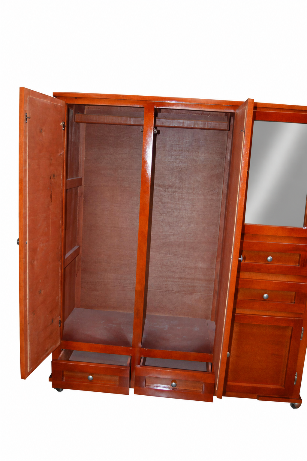 Ropero Modelo Zapatero Caoba - vista o detalle del producto