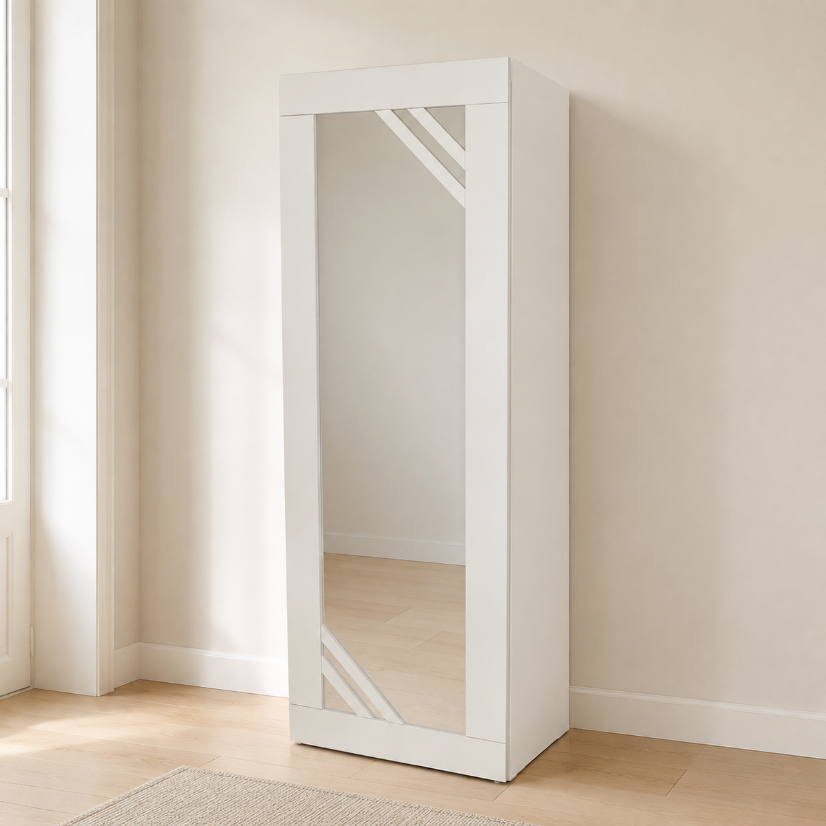 Zapatera Modelo Coimbra Blanco - portada ambientada verificada