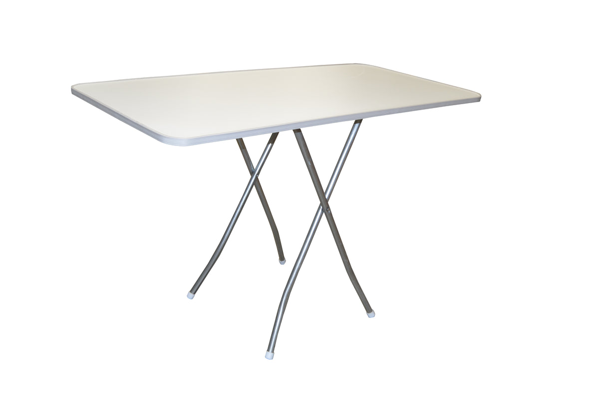 Minitablon Modelo Blanco Pata Galvanizada - vista adicional del producto sobre fondo blanco