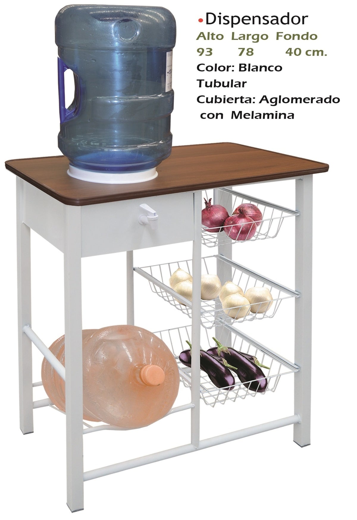 Mueble para Cocina Modelo Dispensador - vista adicional del producto sobre fondo blanco