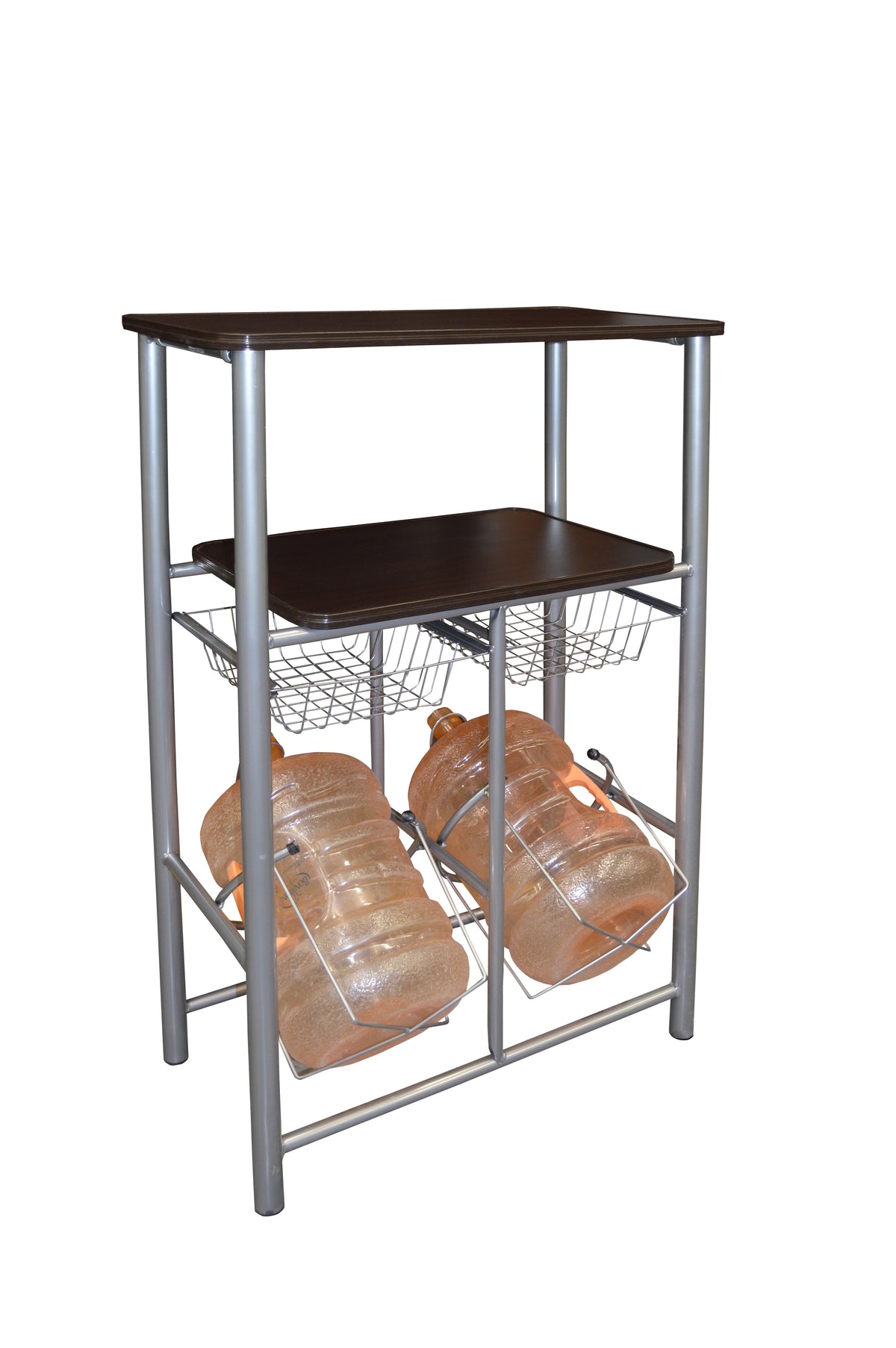 Mueble para Cocina Modelo Doble Gris/chocolate - vista adicional del producto sobre fondo blanco