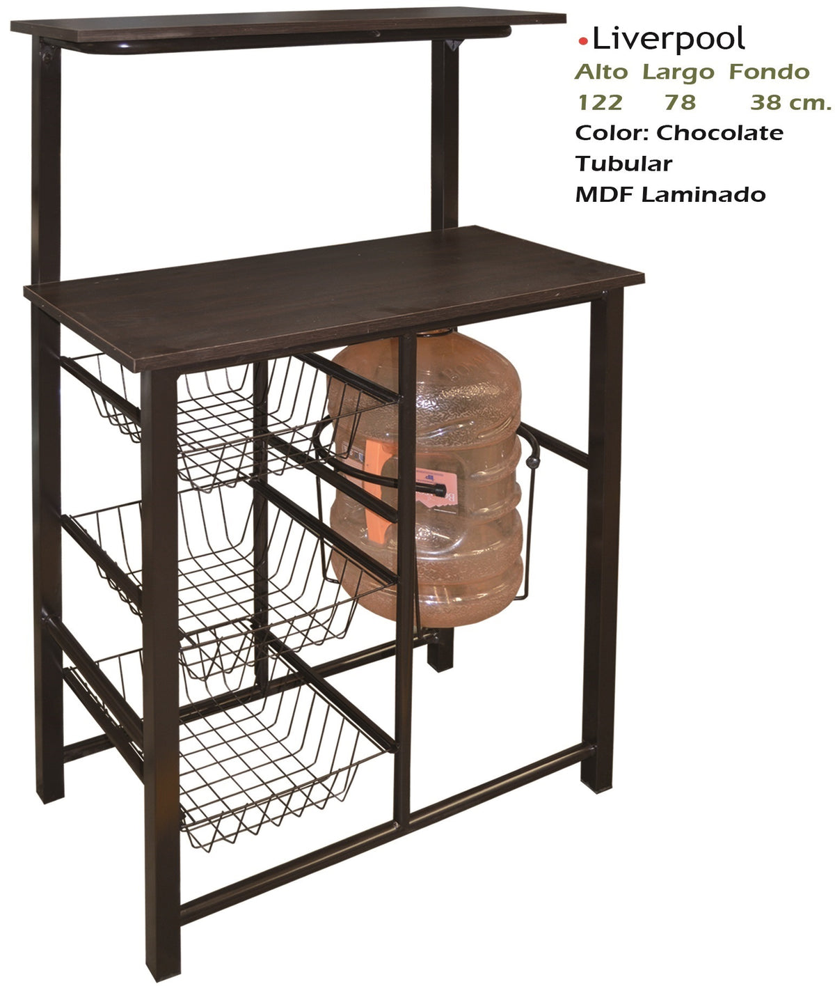 Mueble para Cocina Modelo Liverpool - vista adicional del producto sobre fondo blanco