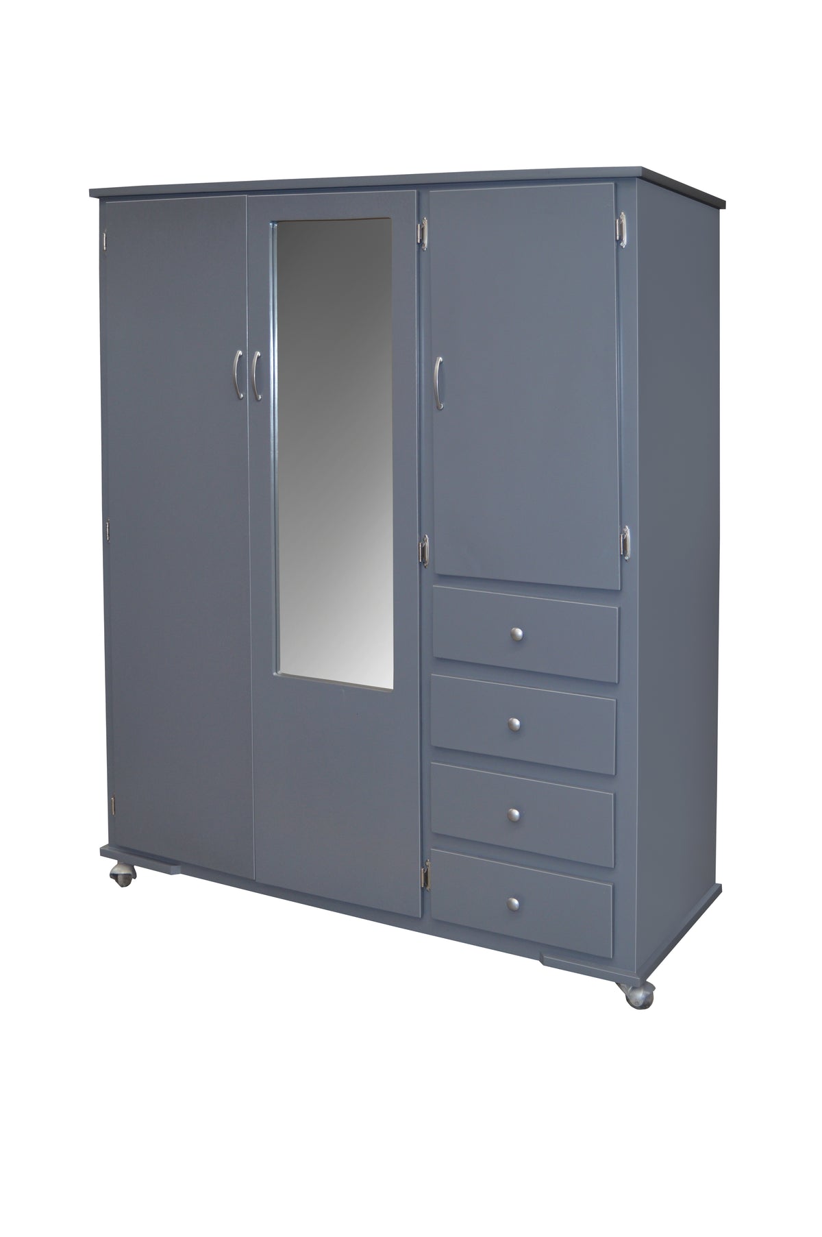 Ropero Modelo Fuji Gris - vista adicional del producto sobre fondo blanco