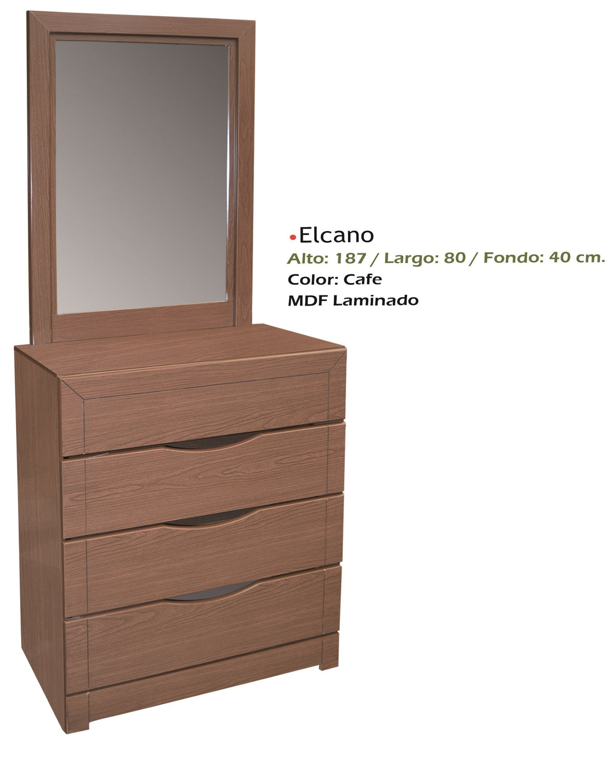 Tocador Modelo Elcano - measurements