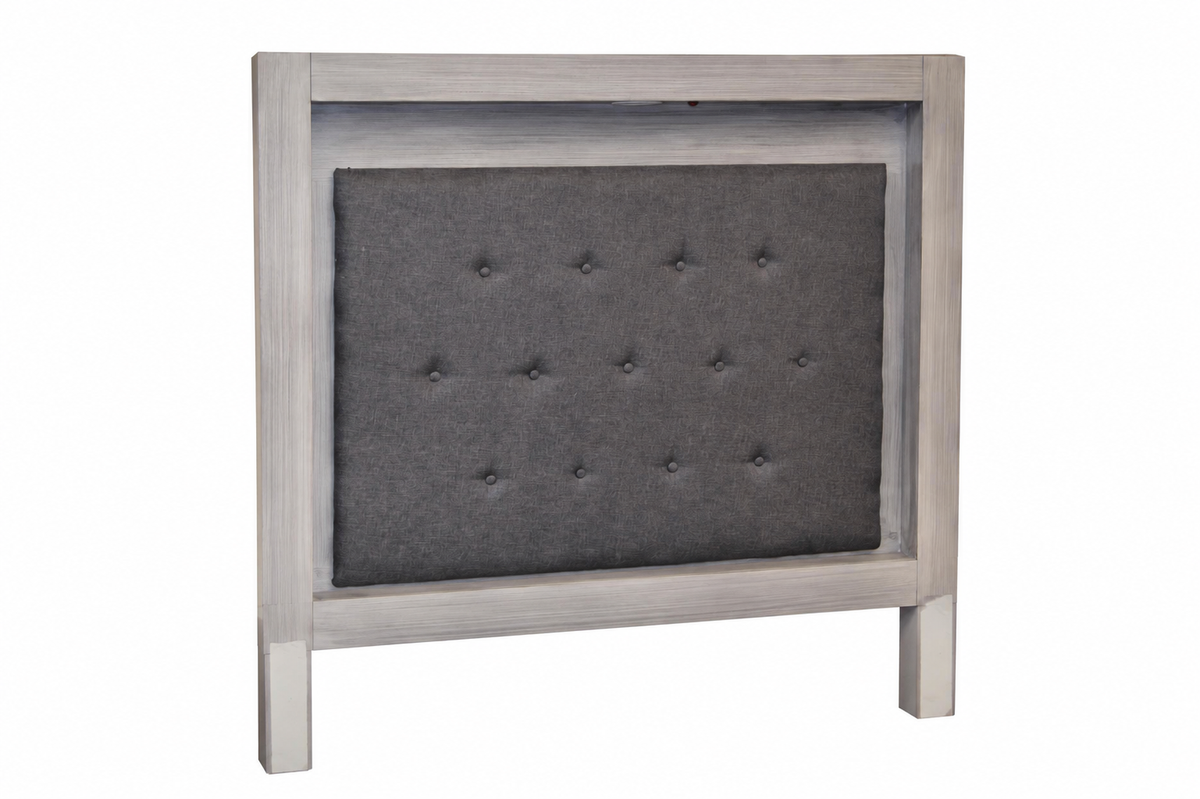 Cabecera Modelo Chiapas Matrimonial Gris - producto sobre fondo blanco