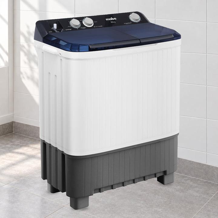 Lavadora Mabe LMDX1123HBAB0 - producto real en area de lavado ilustrativa