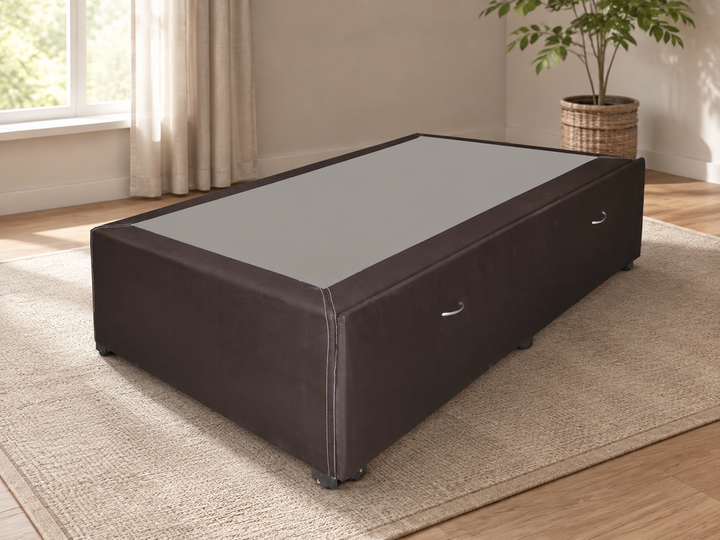 Base para Cama Modelo Duplex Individual/individual Vinil - base chocolate ambientada