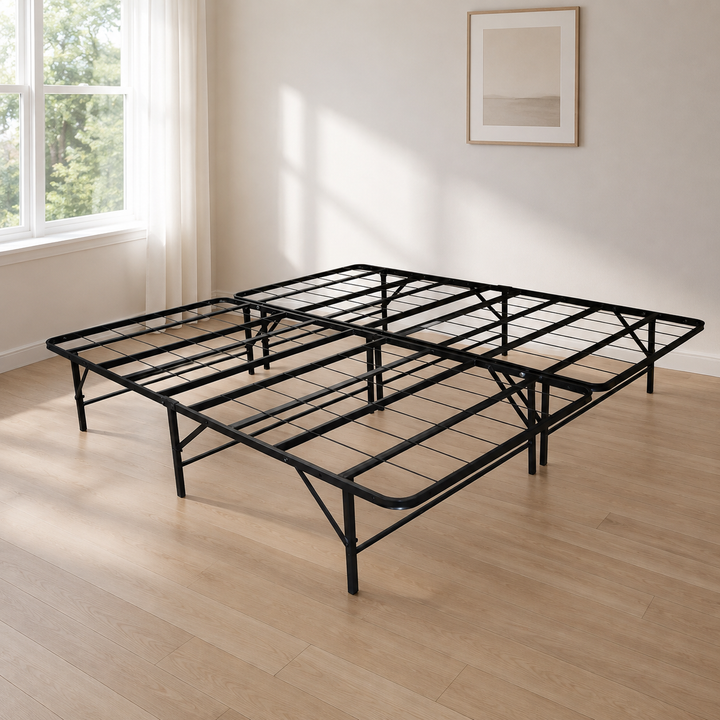 Base para Cama Plegable Modelo Ideal Queen Size - ambientada
