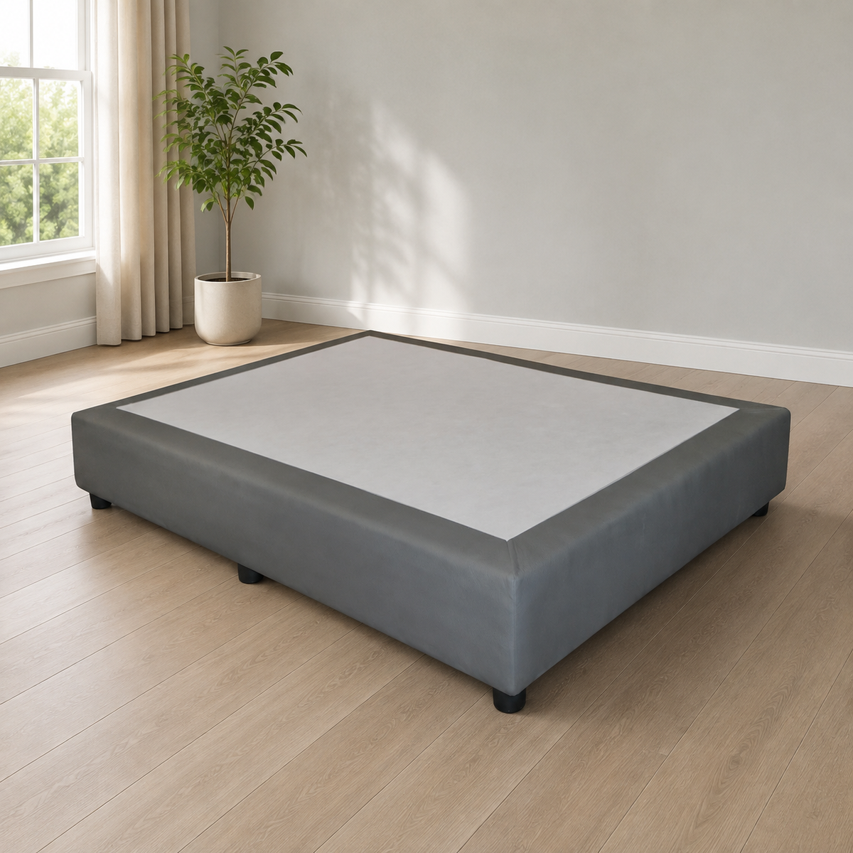 Base para Cama Modelo Plus King Size Vinil - ambientada